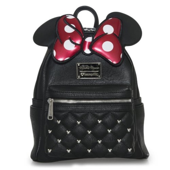 Loungefly Handbags - Loungefly Minnie Mouse Bow Mini-Backpack: